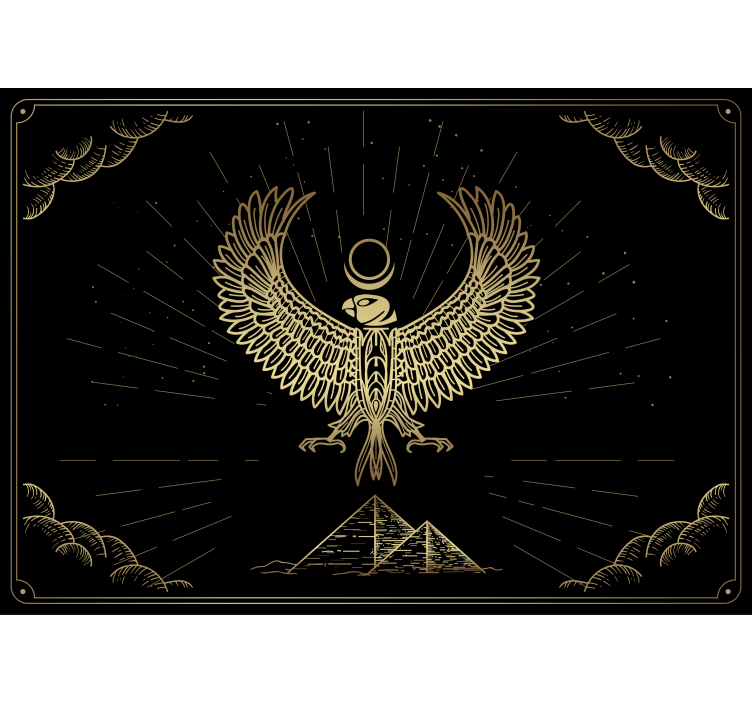 Egyiptomi napisten horus modern falfestmény - TenStickers