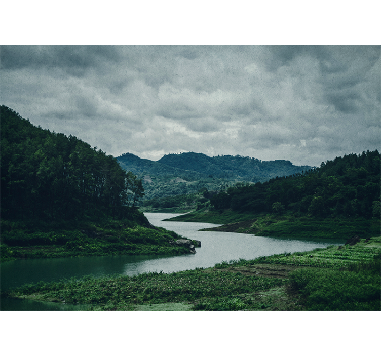 Csendes vízi táj falfestmények - TenStickers