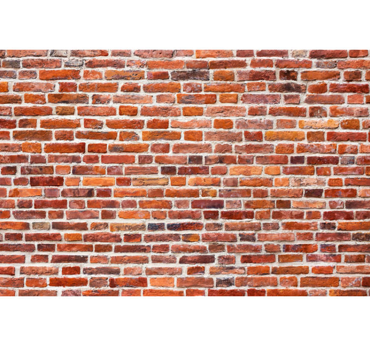 Rusztikus tégla mintás falikép - TenStickers