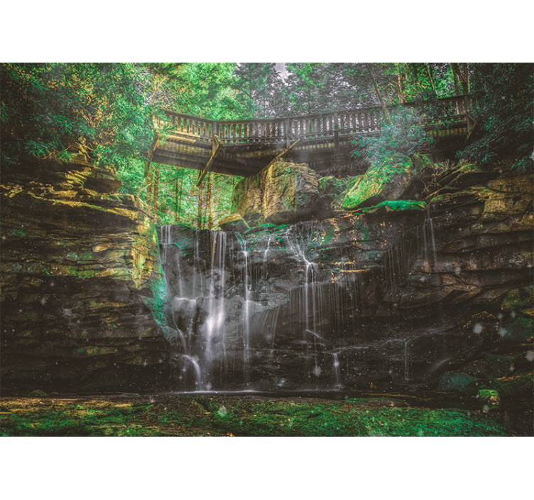 Táj falfestmények festői vízesés látvánnyal - TenStickers