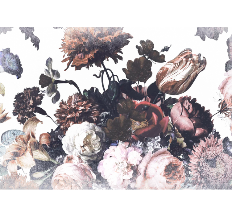 Virág falfestmények virágkompozíciók tervezése - TenStickers