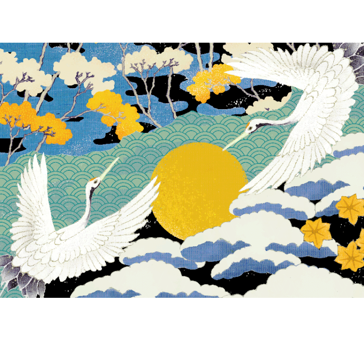 Daruk és a nap Természeti falikárpitok - TenStickers