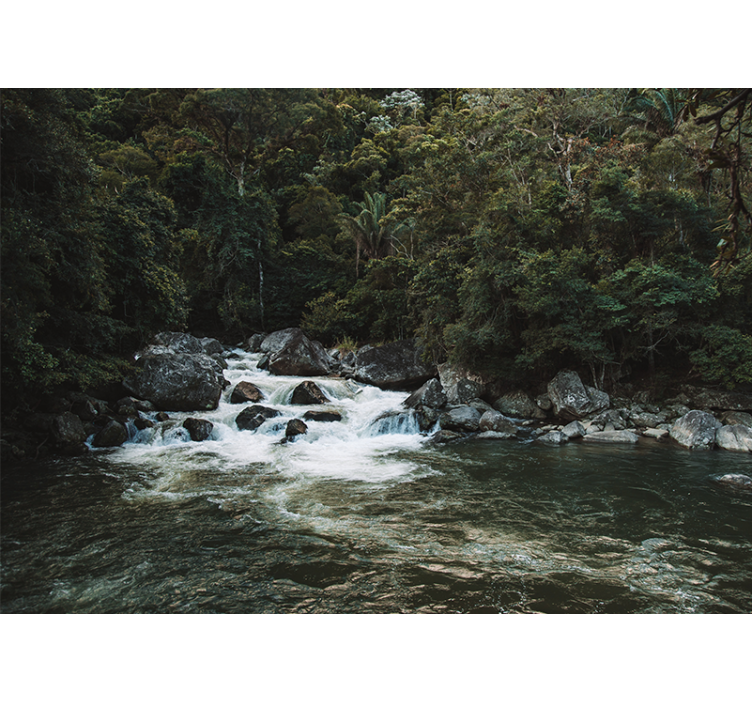 Derűs folyó jelenet Természeti falikárpitok - TenStickers