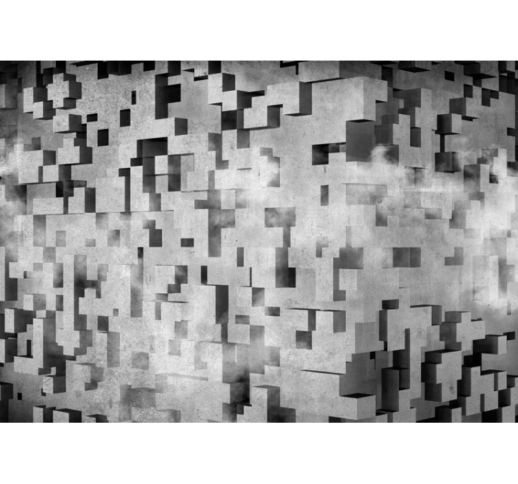 Modern geometrikus minták - textúra és a minta falfestmények - TenStickers