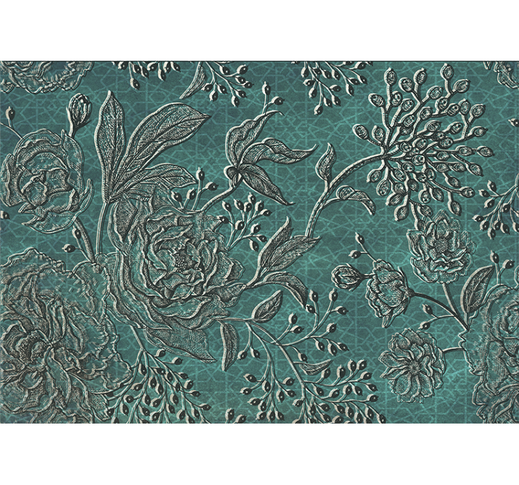 Bonyolult virág falfestmények - TenStickers