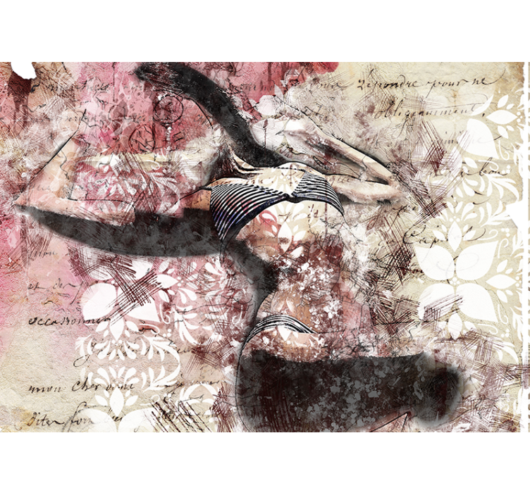 Szerelem falfestmények elegáns táncmozdulatok - TenStickers