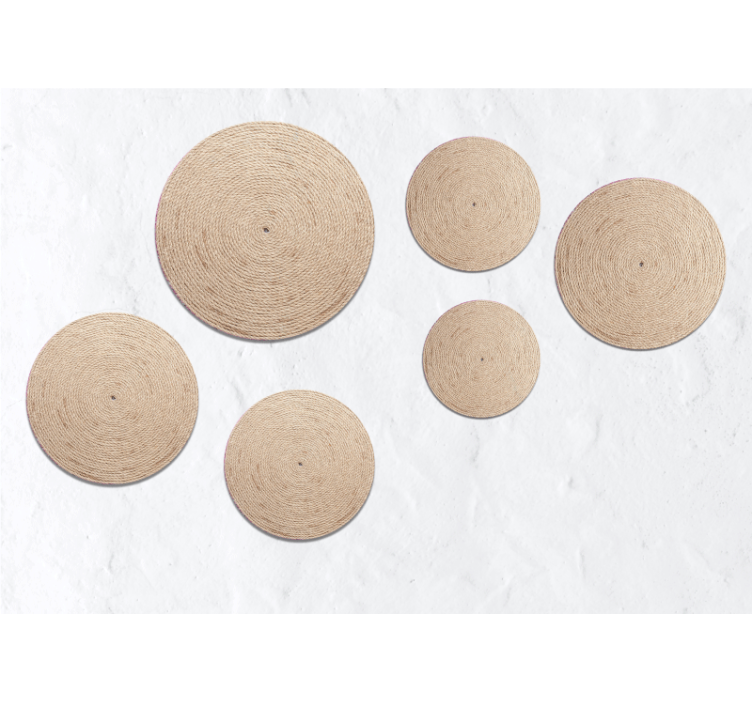 "boho" textúra utánzatú falfestmény - TenStickers