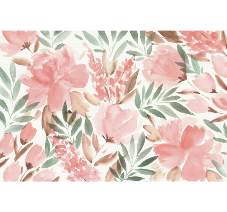 Papier peint panoramique florale Panoráma háttérkép - TenStickers