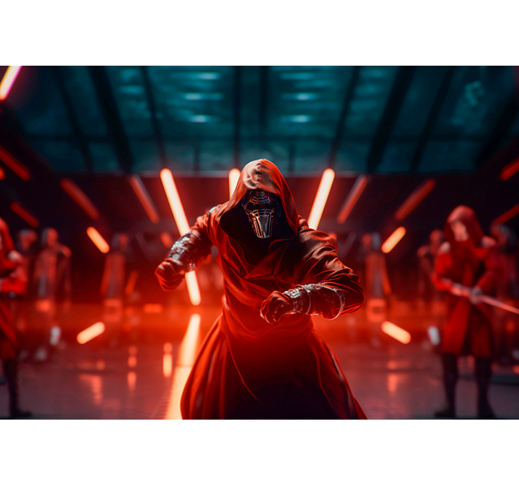 Falfestmény tini hálószoba galaktikus gonosz harcos - TenStickers