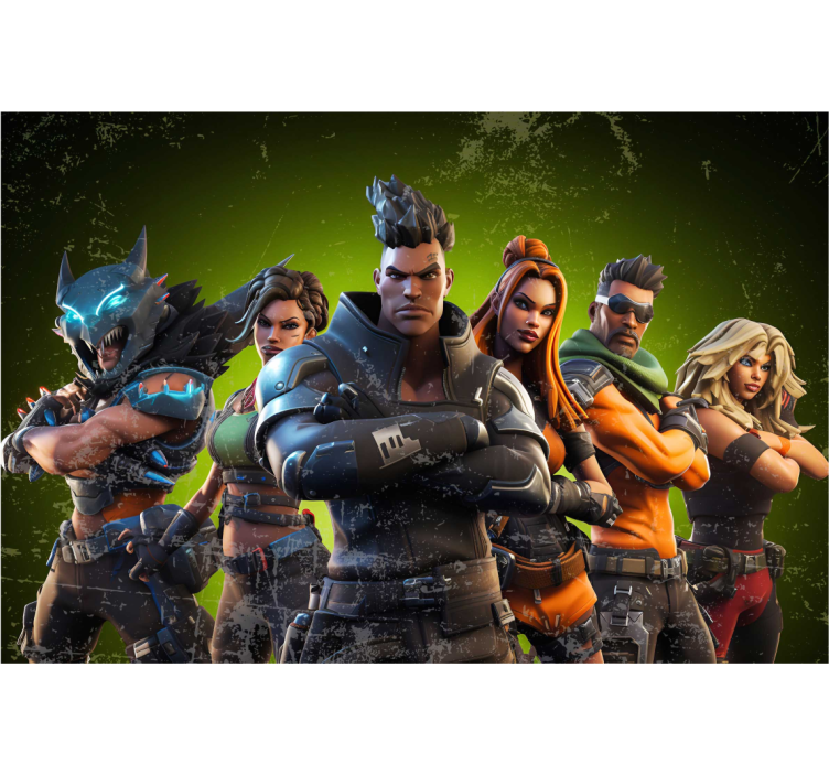 Falfestmény tini hálószoba epikus karakterek - TenStickers