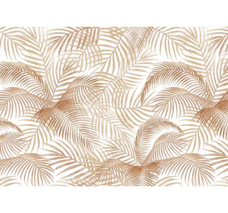Egzotikus pálmák Falfestmények terracotta - TenStickers