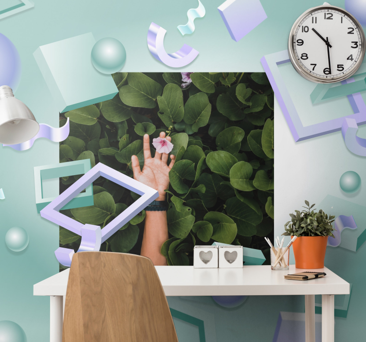 3d effektus fotomural fényképpel - TenStickers