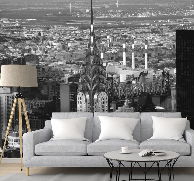 Chrysler épület látképe New york fototapéta - TenStickers