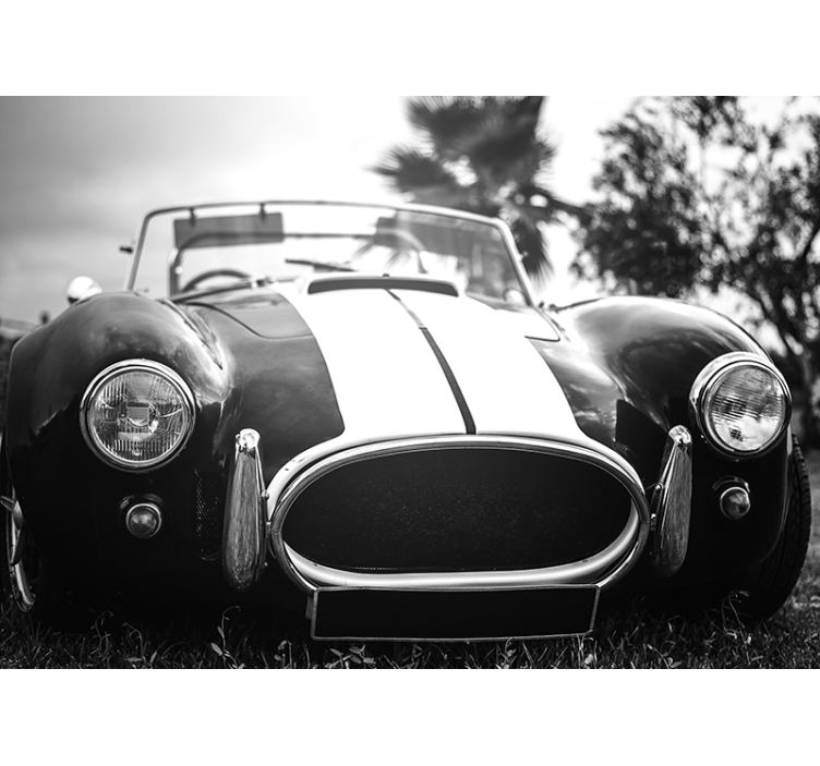 Vintage versenyautó fotó tapéta - TenStickers