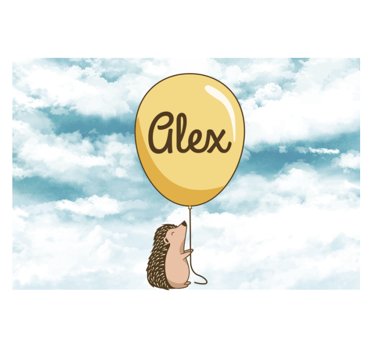 Süni léggömb Öröm szerelem falfestmények - TenStickers