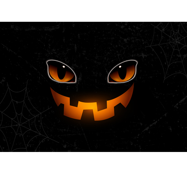 Ijesztő halloween macska falfestmény - TenStickers