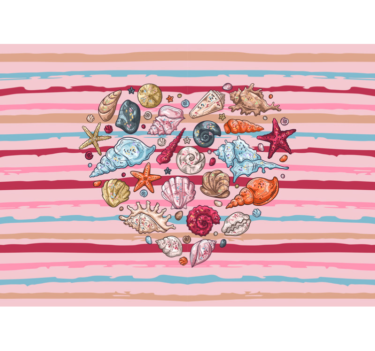 Kagylók tengeri élet Állati falfestmények - TenStickers