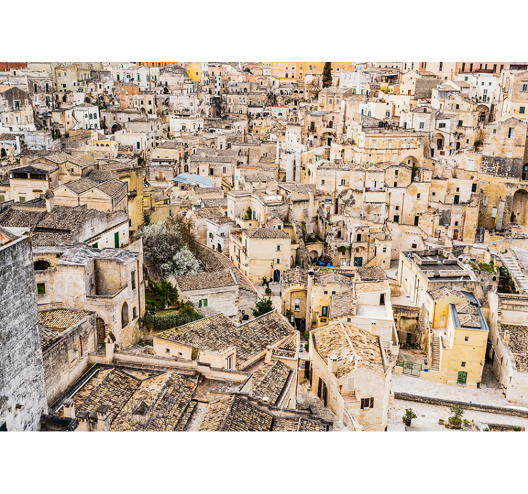 Sassi di matera háttér falfestmény - TenStickers