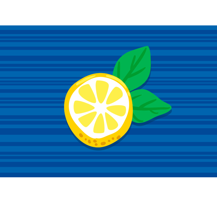 Citromszelet művészet Más virág falfestmények - TenStickers