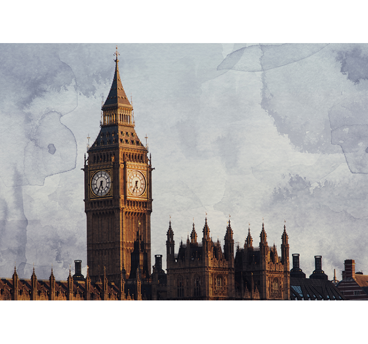 Big ben torony Londoni falfestmények - TenStickers