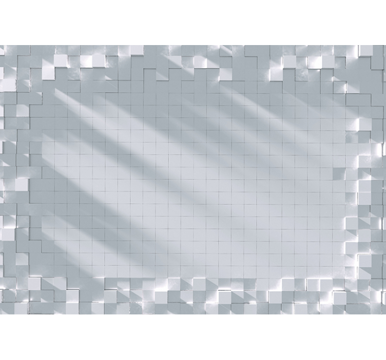 Geometrikus csempe minta falfestmények - TenStickers