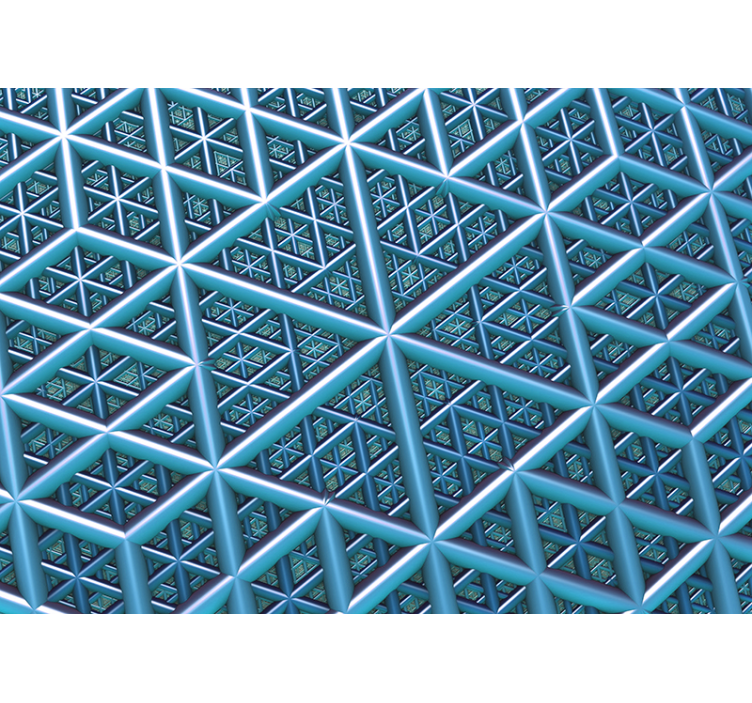 Absztrakt falfestmények - geometrikus mintázat struktúra - TenStickers