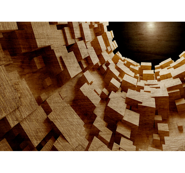 Geometrikus textúra kollázs falfestmények - TenStickers