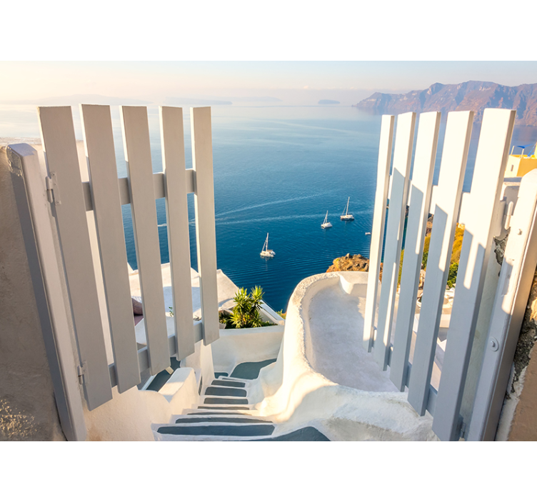 Vitorlások az óceán felett Táj falfestmények - TenStickers