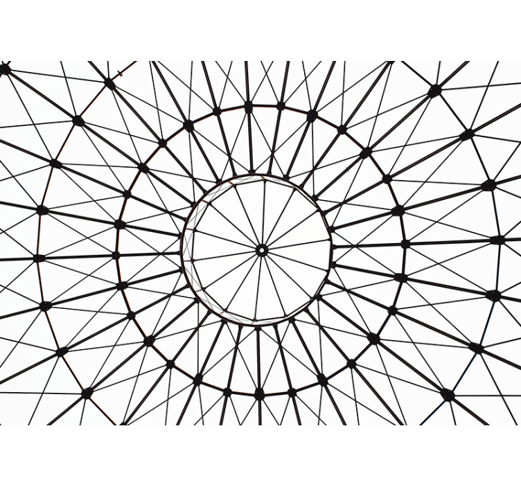 Textúra és a minta falfestmények geometrikus elrendezésével - TenStickers