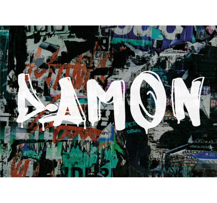 Városi művészet falfestmények - városi stenciles művészet - TenStickers