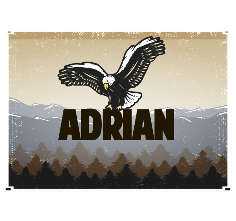 Sas repülés közben Állati falfestmények - TenStickers