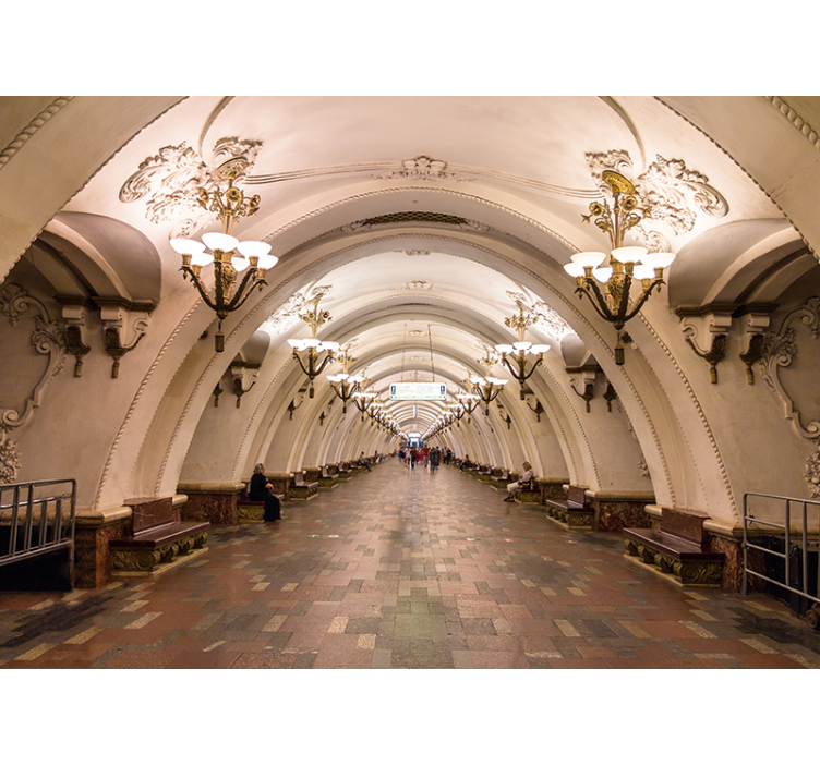 Nagy földalatti átjáró Városi falfestmény - TenStickers