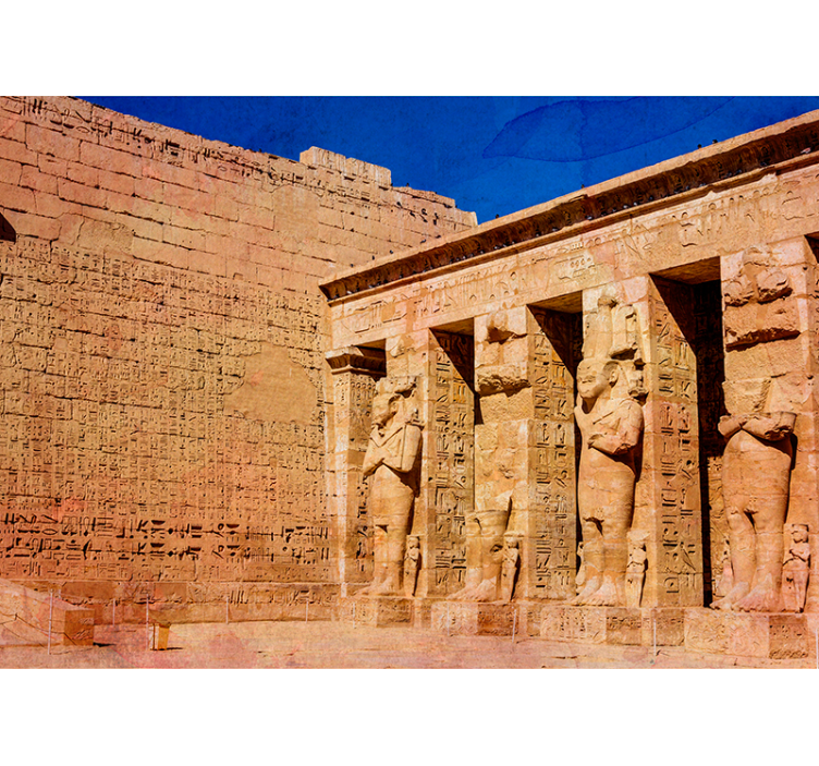 Karnak templom 3d falfestmény - TenStickers
