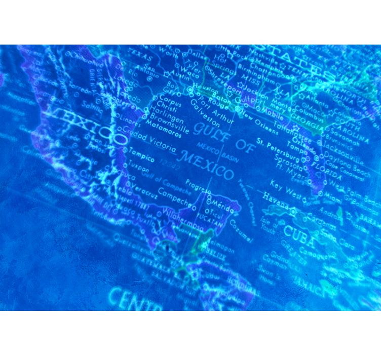 Vintage térképtervezés Világtérkép falfestmény - TenStickers