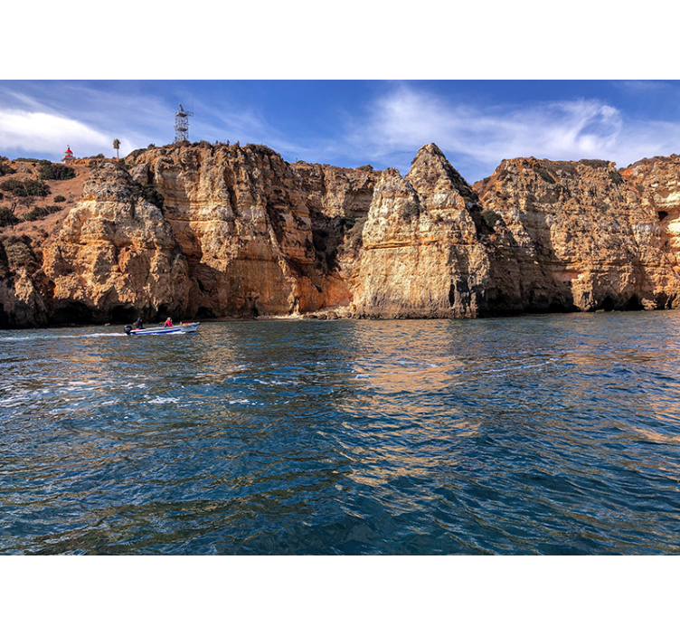 Tengerparti sziklaszerkezet Táj falfestmények - TenStickers