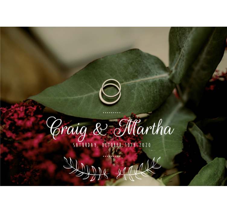 örök jegygyűrűk Szerelem falfestmények - TenStickers