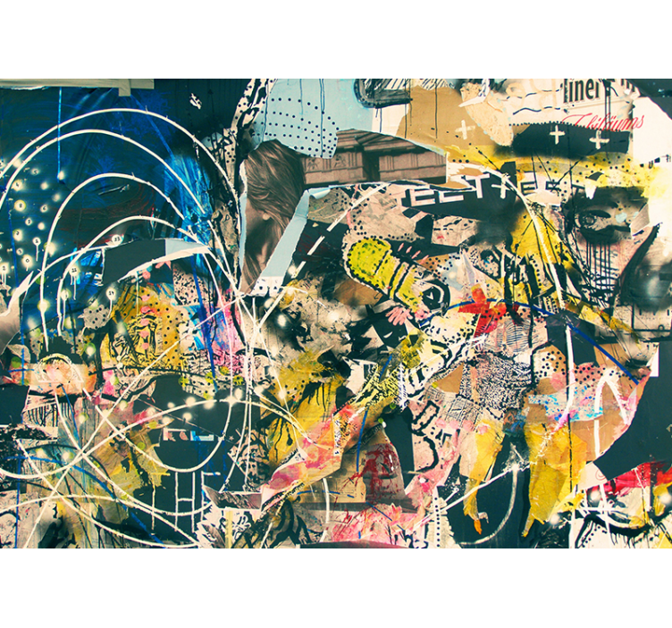 Városi művészet falfestmények - városi utca művészete - TenStickers