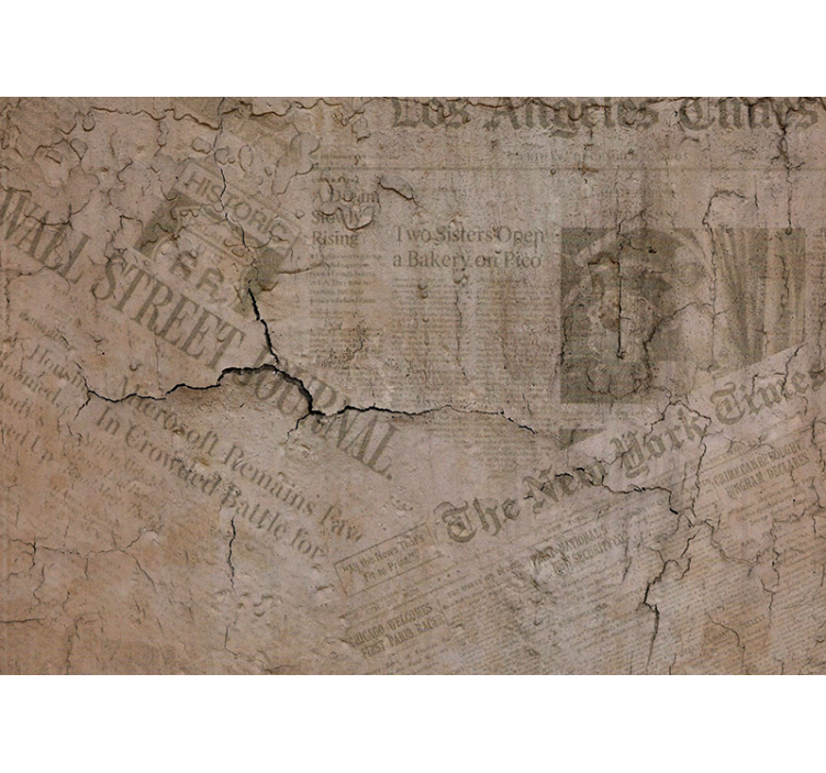 Időjárásnak kitett régi textúra falfestmények - TenStickers