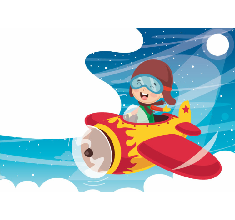 Játékos gyerek kaland Szerelem falfestmények - TenStickers