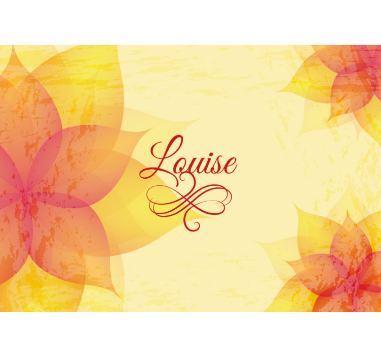 Kifinomult botanikai elrendezés Virág falfestmények - TenStickers