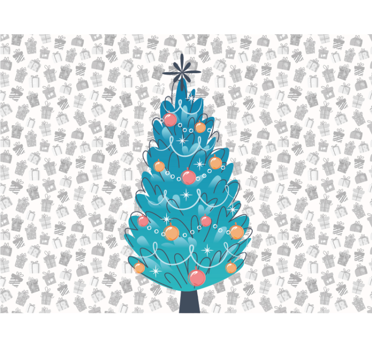 ünnepi állatgyűlés Karácsonyi falfestmények - TenStickers