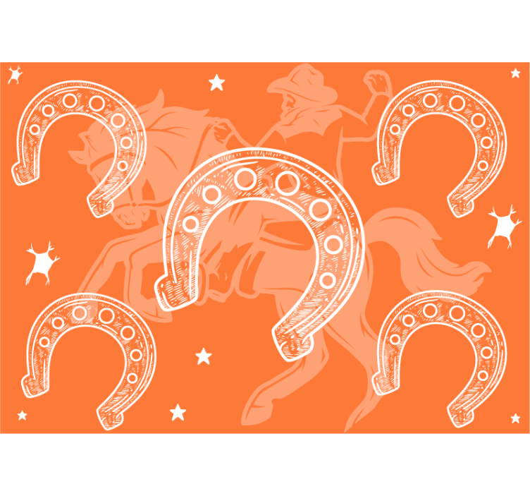 Patkó vintage falfestmény - TenStickers