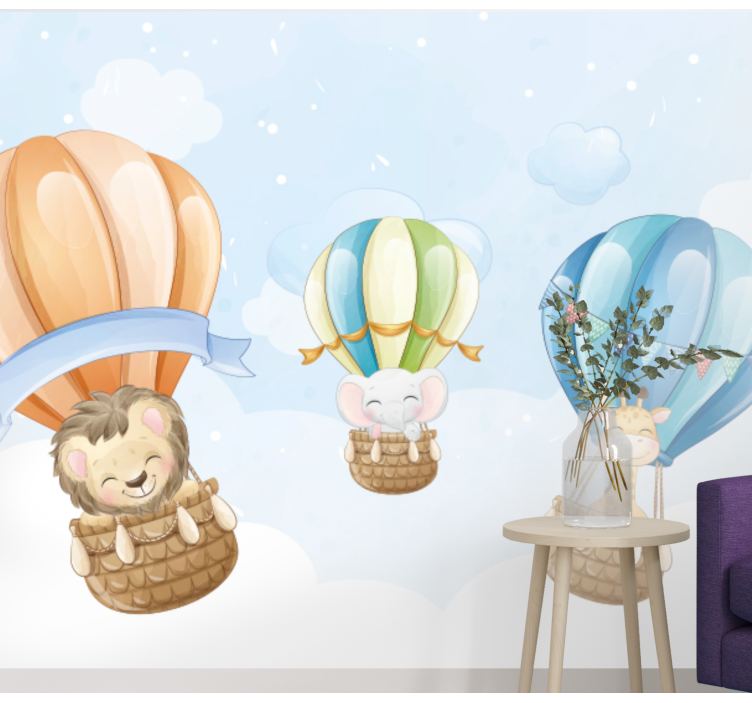 Állati falfestmények léggömbökkel - TenStickers
