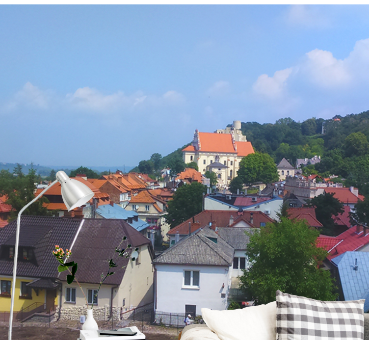 Bájos vidéki falu Városi falfestmény - TenStickers