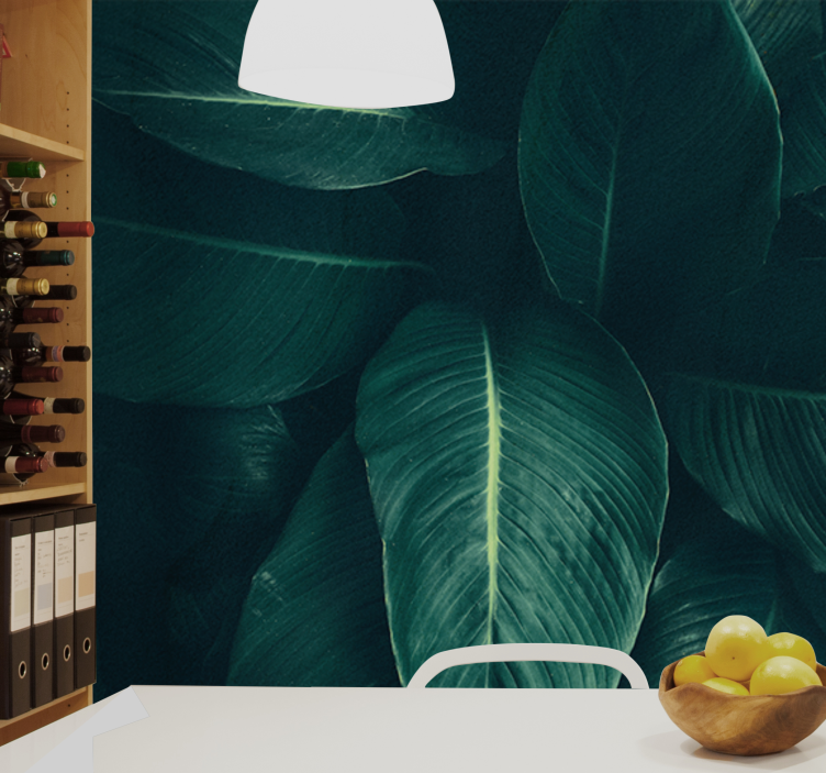 Bokros levéltextúra természeti falikárpitok - TenStickers