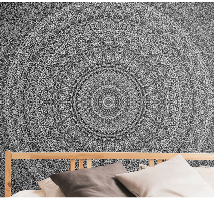 Bonyolult kör alakú minta Mandala falfestmények - TenStickers