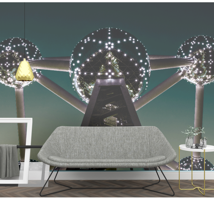 Brüsszeli atomium szerkezete Városi falfestmény - TenStickers
