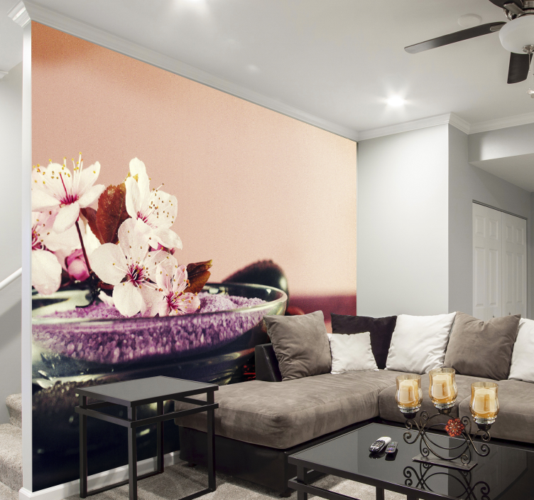 Csomó orchidea virág falfestmény - TenStickers