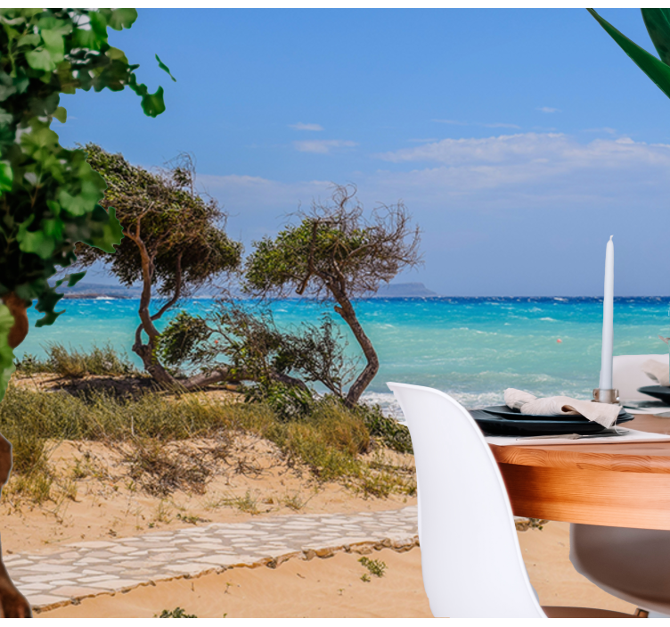 Derűs jelenetút Tengeri Falikárpit - TenStickers