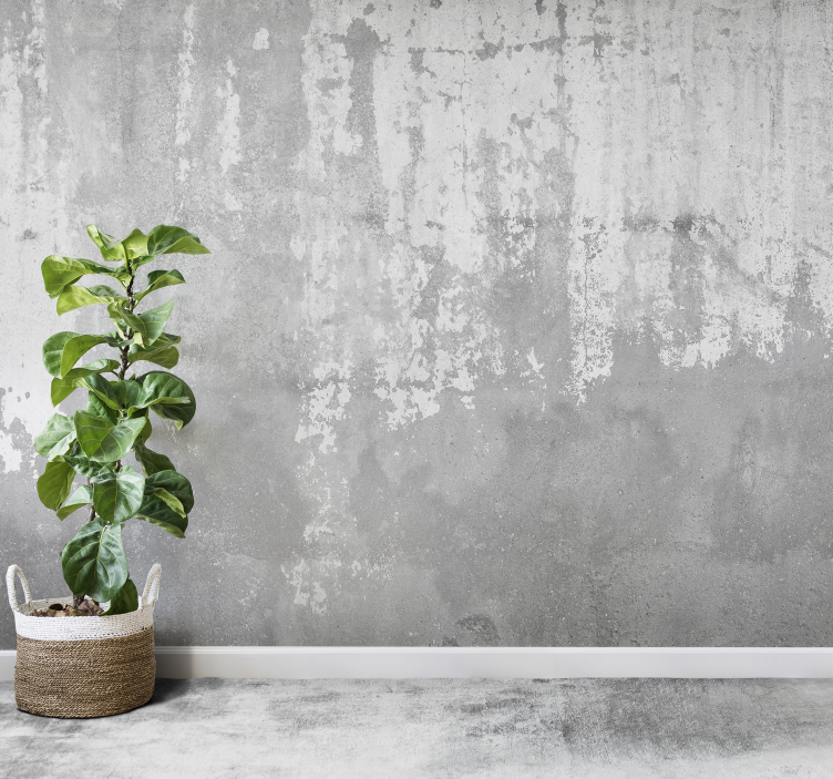 Durva beton kő falfestmény - TenStickers